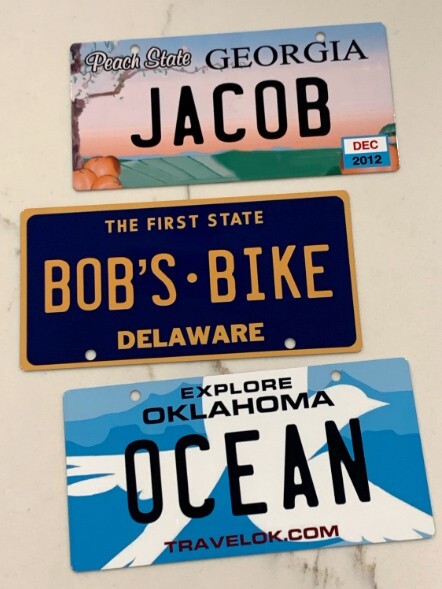 Custom Personalized Mini State License Plate. Pick your State. 3"x6" size