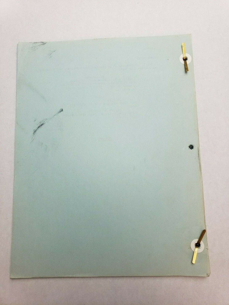 KOJAK / Jack Laird 1976 TV Script, Telly Savalas, skeleton "Justice Deferred"