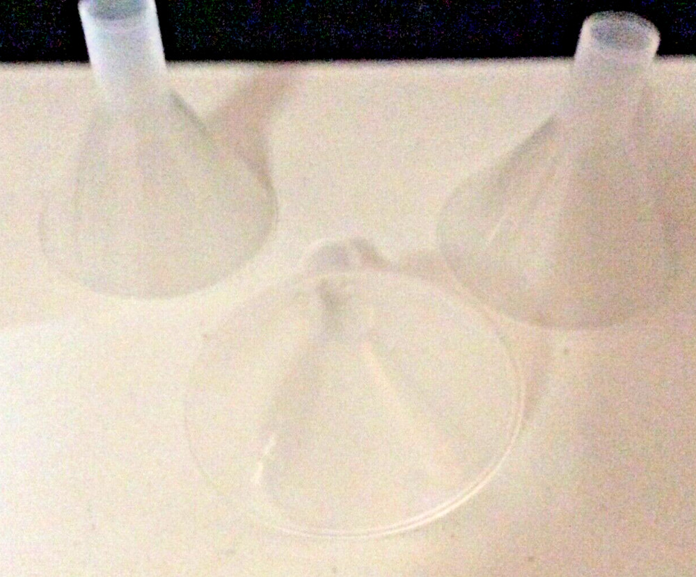 Funnels - Plastic - White (Multi-Purpose Use - Set of Three)