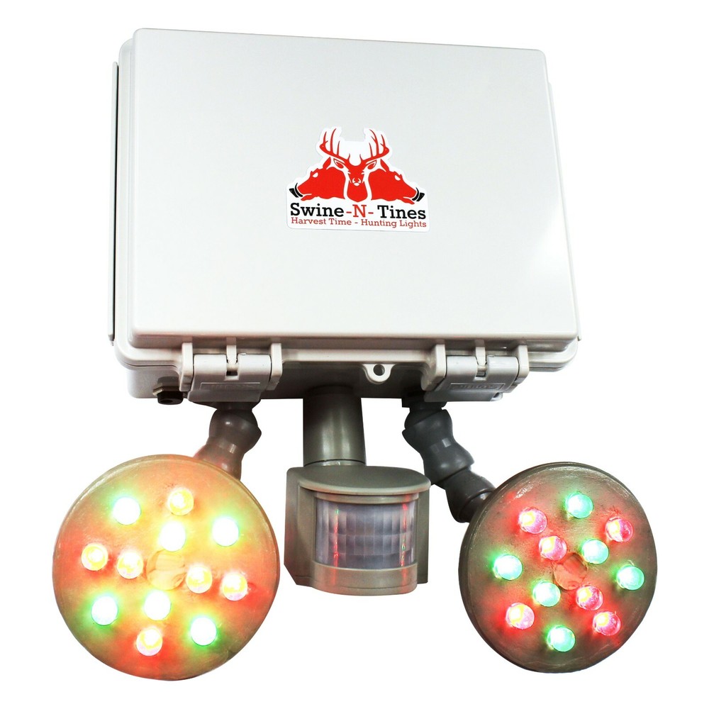 Harvest Time FEEDER LIGHT! Solar, Motion Activated, AmberGlow Hog Light - XCELL