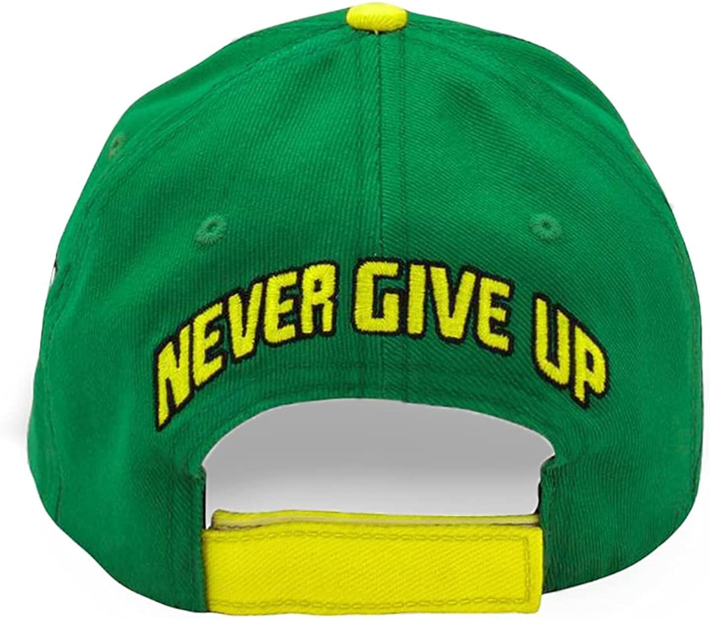 John Cena Earn The Day Yellow and Green Mens Baseball Hat