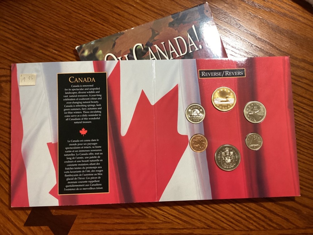 Canada 1996 Specimen Set With Rare Loon Dollar In (Original pack)