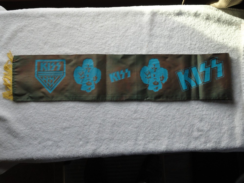 Vintage KISS Banner KISS ARMY Scarf