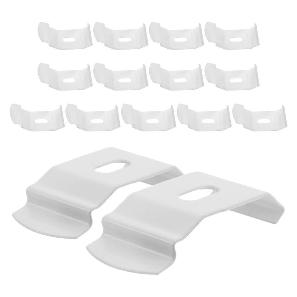 15 Pcs Ceiling Mount Roller Shade Bracket Blinds Top Hardware Accessories Clips