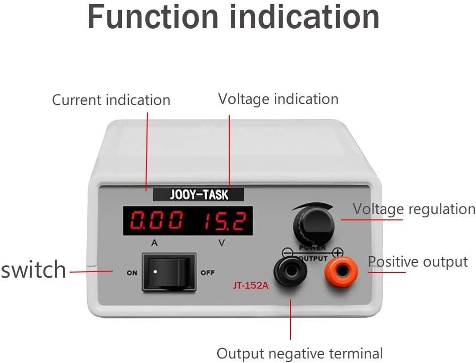Adjustable DC Power Supply Variable Output &Lab Small Bench Power Supply (1.5~15