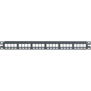 Panduit 24-Port Flush Mount Modular Patch Panel 1 RU.