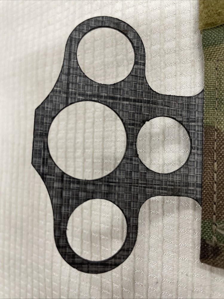 MOLLE Chest Rig MultiCam with Cut Out Designs & Hook and Loop Panels