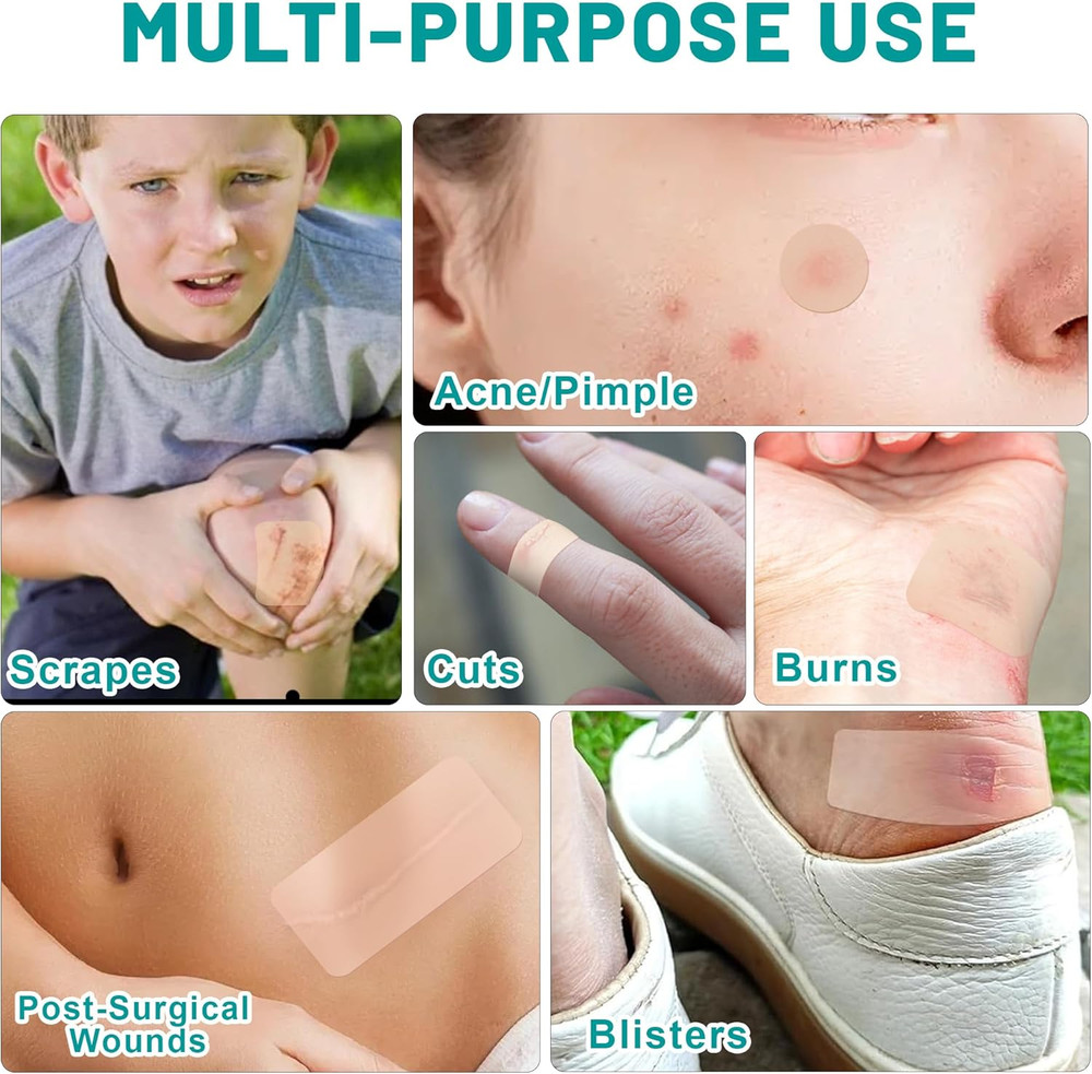 Hydrocolloid Roll, Extra Large Hydrocolloid Bandages, Pimple Patch Roll for Acne
