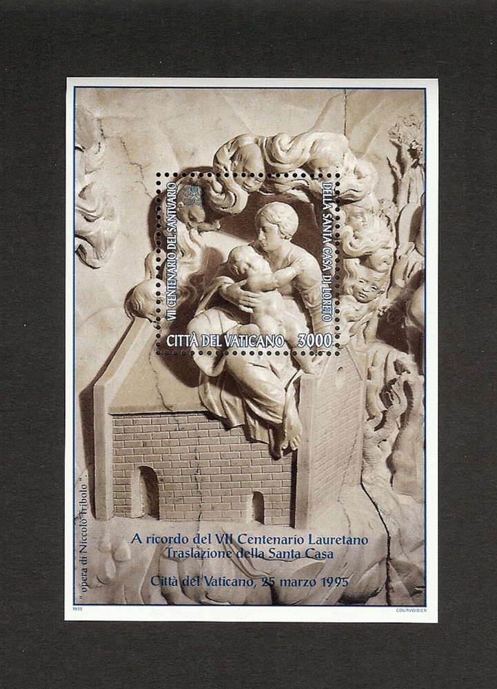 (BL15) Vatican 1995 Loreto minisheet  MNH