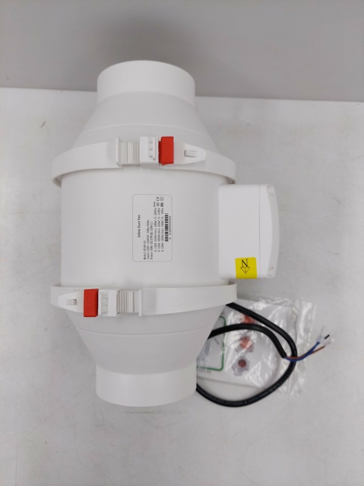 Royal Power Inline Duct Fan Model W100-01 White