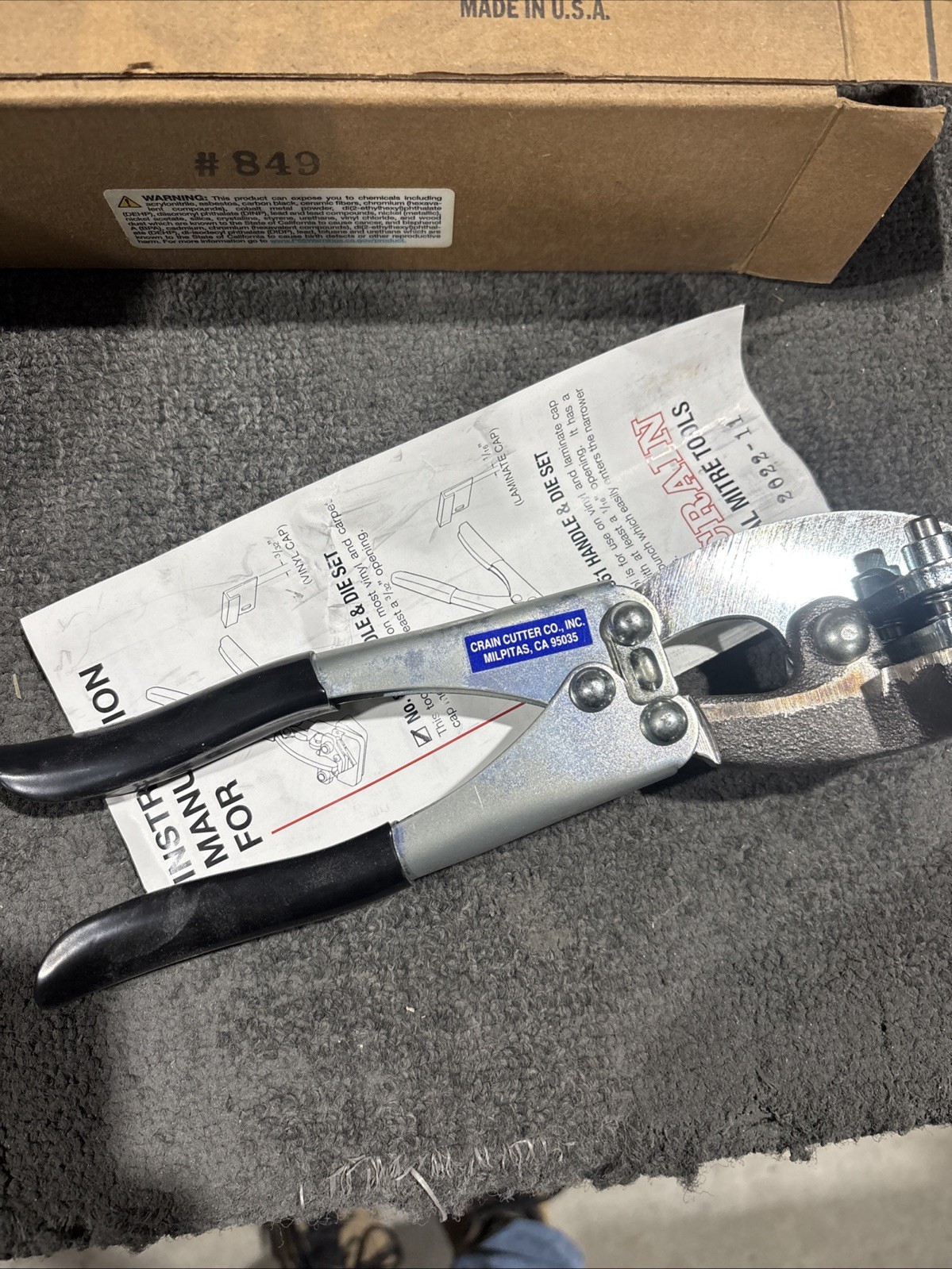 🇺🇸Metalmitre Inc. M50-900 Crain 849 851 Metal Mitre Miter Corner Notcher🇺🇸