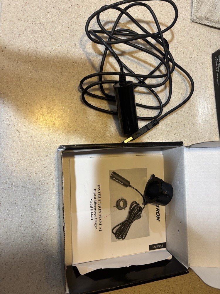 Celestron 44422 Digital Microscope Imager HD 5MP Complete Ex+++