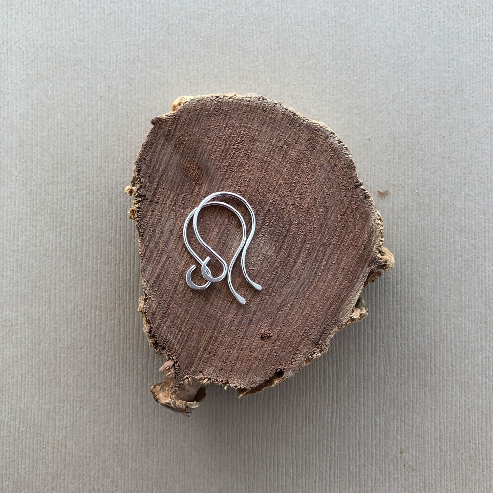 Sterling Silver Earring Hooks, Sterling Silver French Hook, Earring Finding
