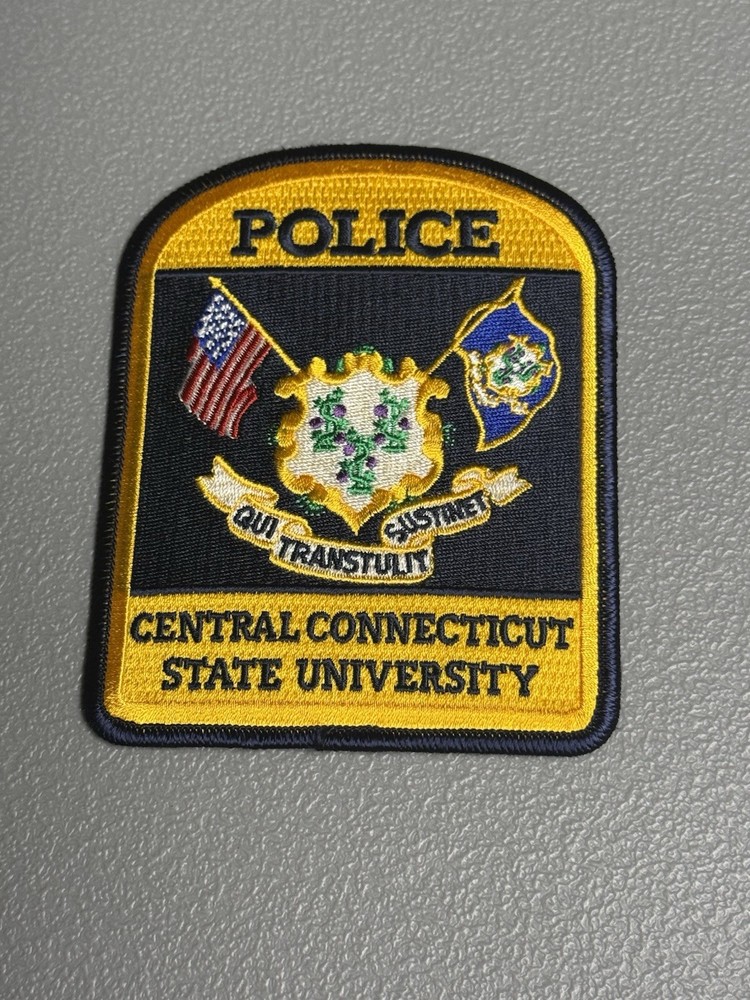 CENTRAL CONNECTICUT STATE UNIVERSITY POLICE SHOULDER PATCH CT
