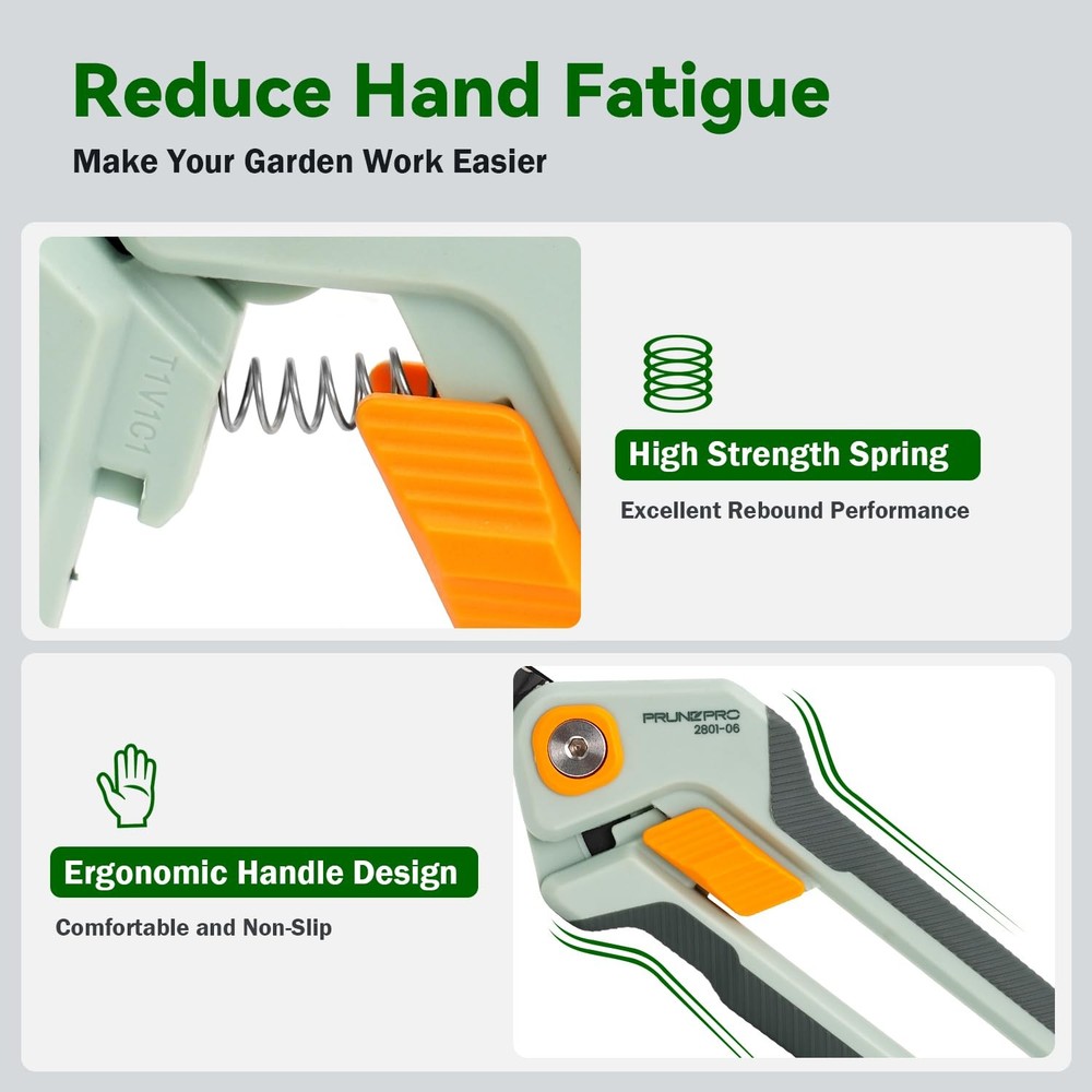 Pruning Shears Gardening Scissors Set Professional Hand Pruner Sharp Stainles...