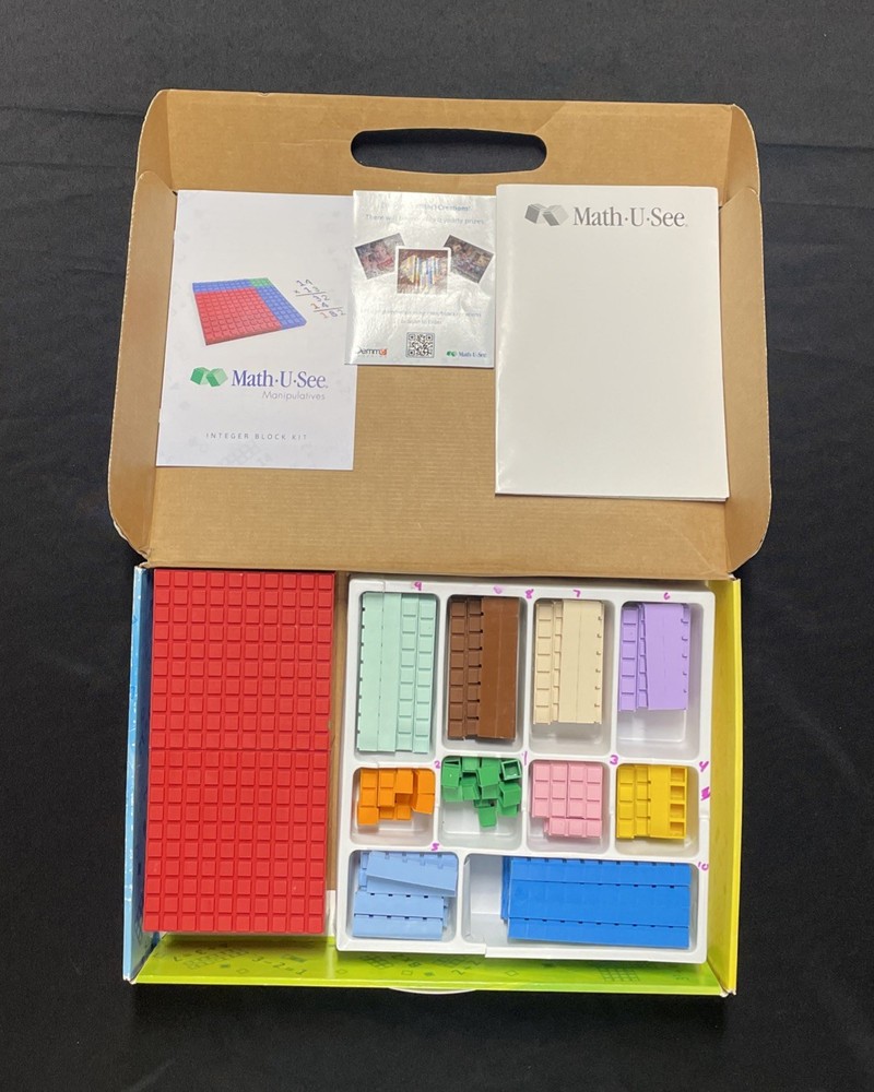 Math U See Manipulatives Integer Block Kit - 133 blocks MUS Demme