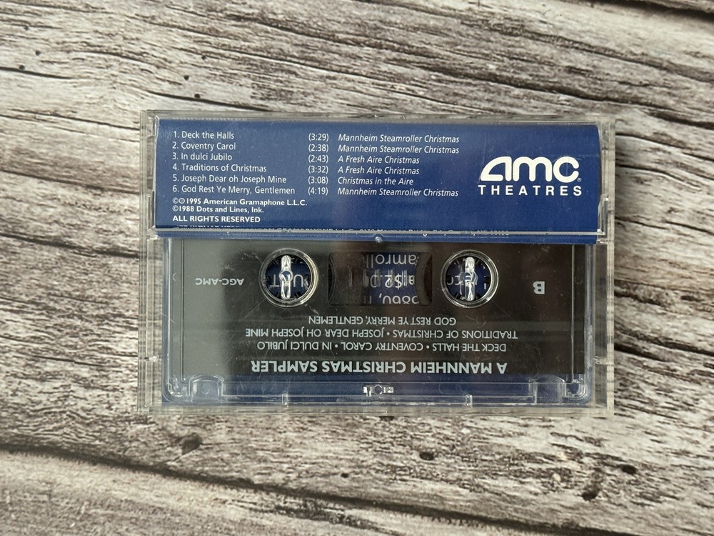 VARIOUS ARTISTS - A MANNHEIM CHRISTMAS SAMPLER - CASSETTE TAPE