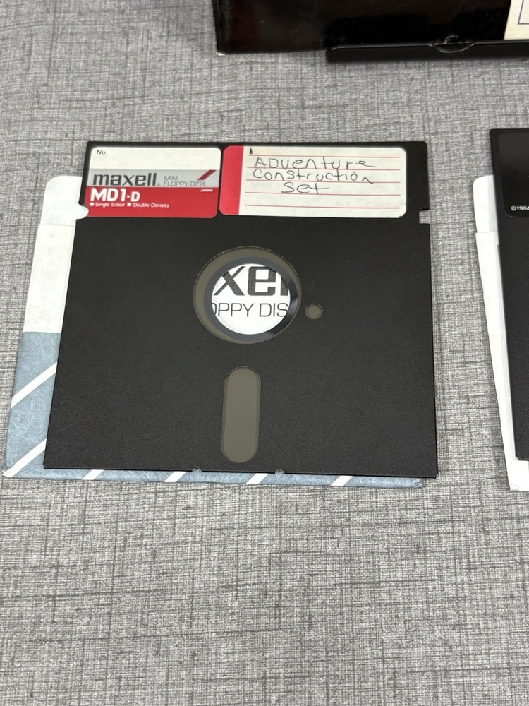 Adventure Construction Set | Commodore 64 | Disc W/ Manual & Extra Disc