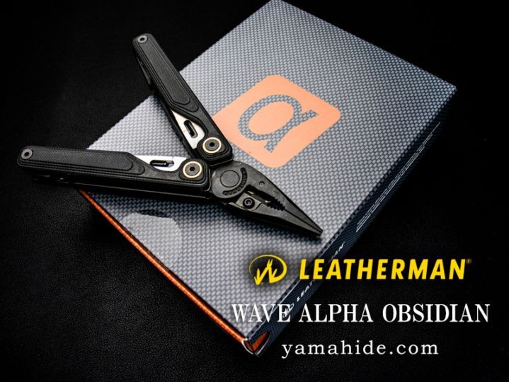 Leatherman Wave Alpha Obsidian Black Multi-Tool (WAVAL-OB)