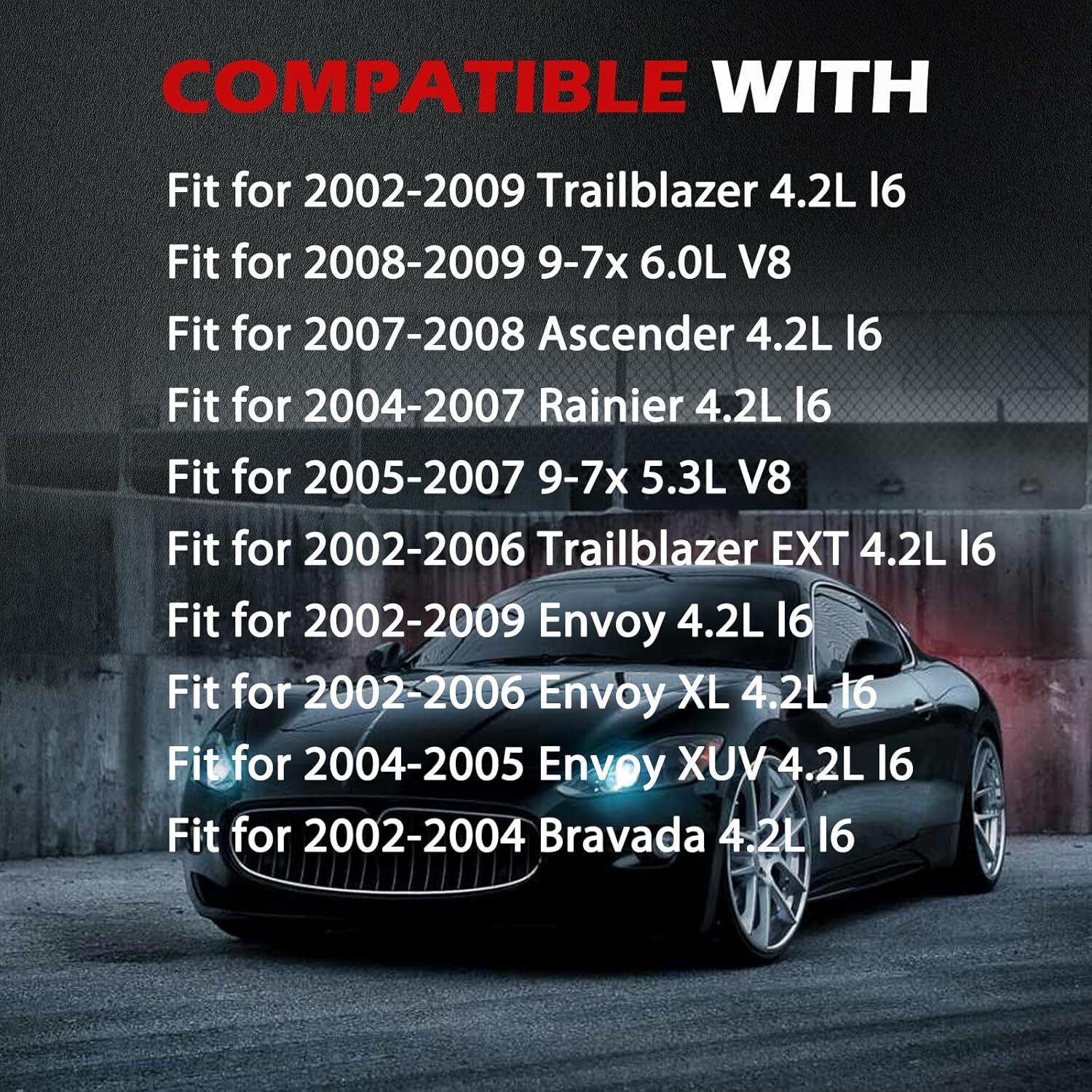 Power Steering Pump 20-65990 w/Pulley For 2002-2006 Trailblazer EXT & Envoy 4.2L