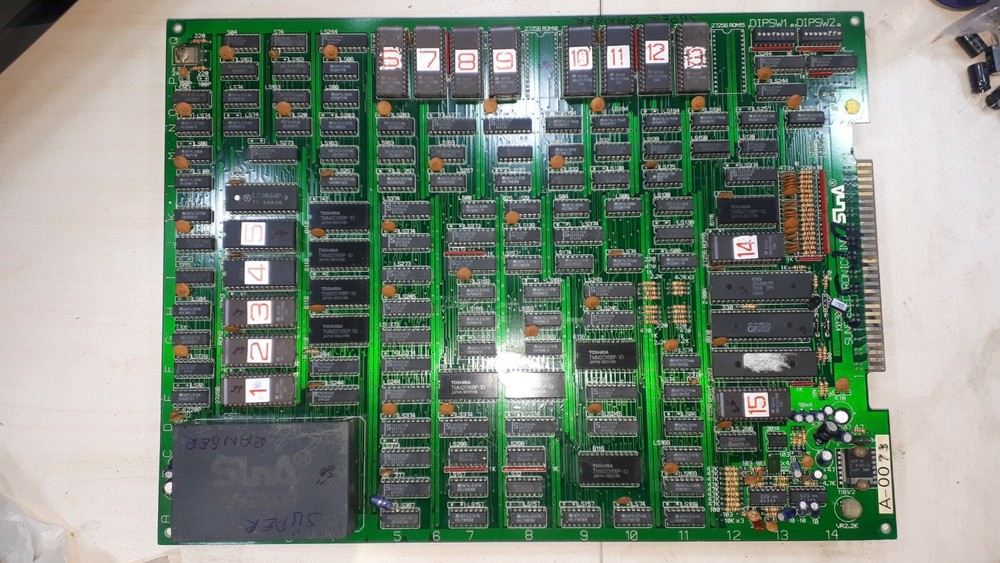 super ranger Arcade Jamma PCB orıjınal