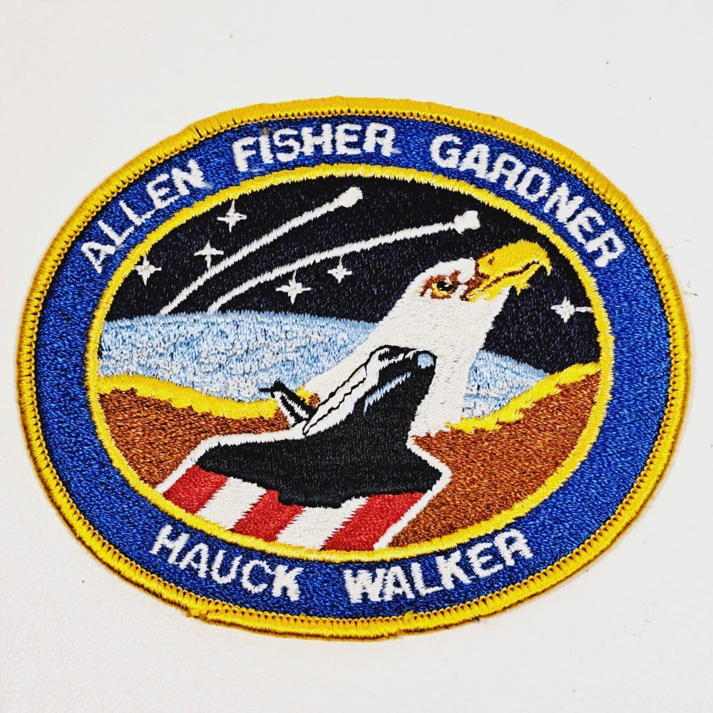 NASA Space Shuttle Discovery STS - 51A Mission Crew Embroidered Patch