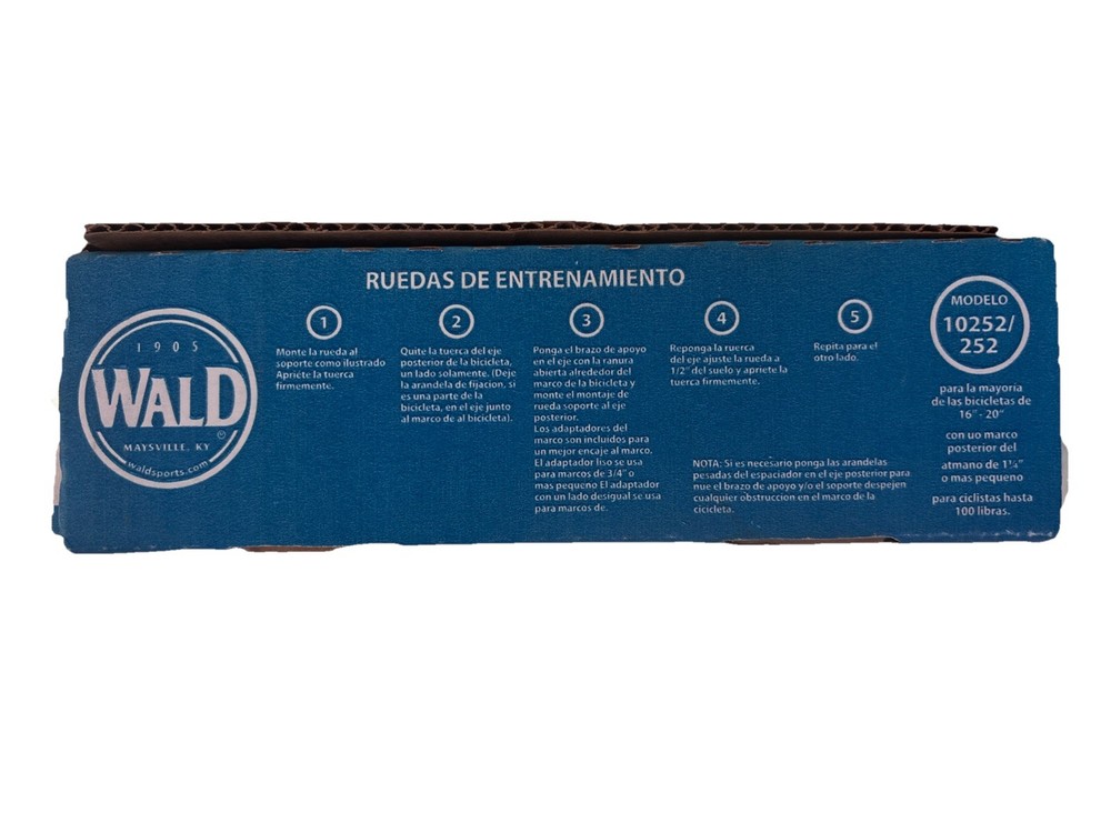 Wald 10252 Training Wheels 16-20"