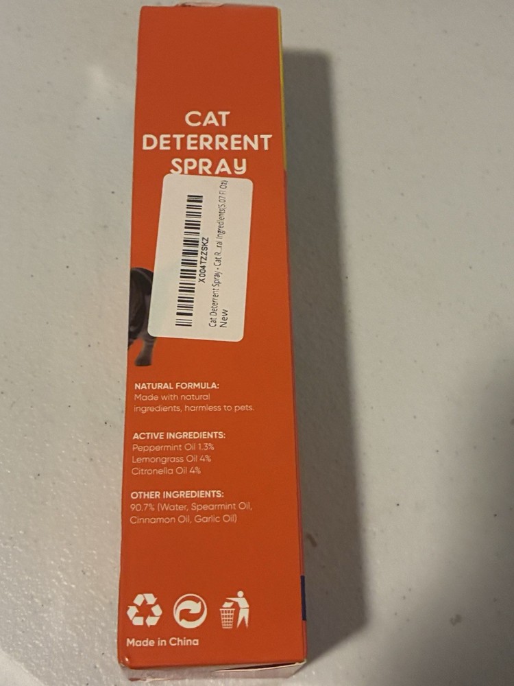 Cat Deterrent Spray Behavior Training Aid Botanical Composition 150ml