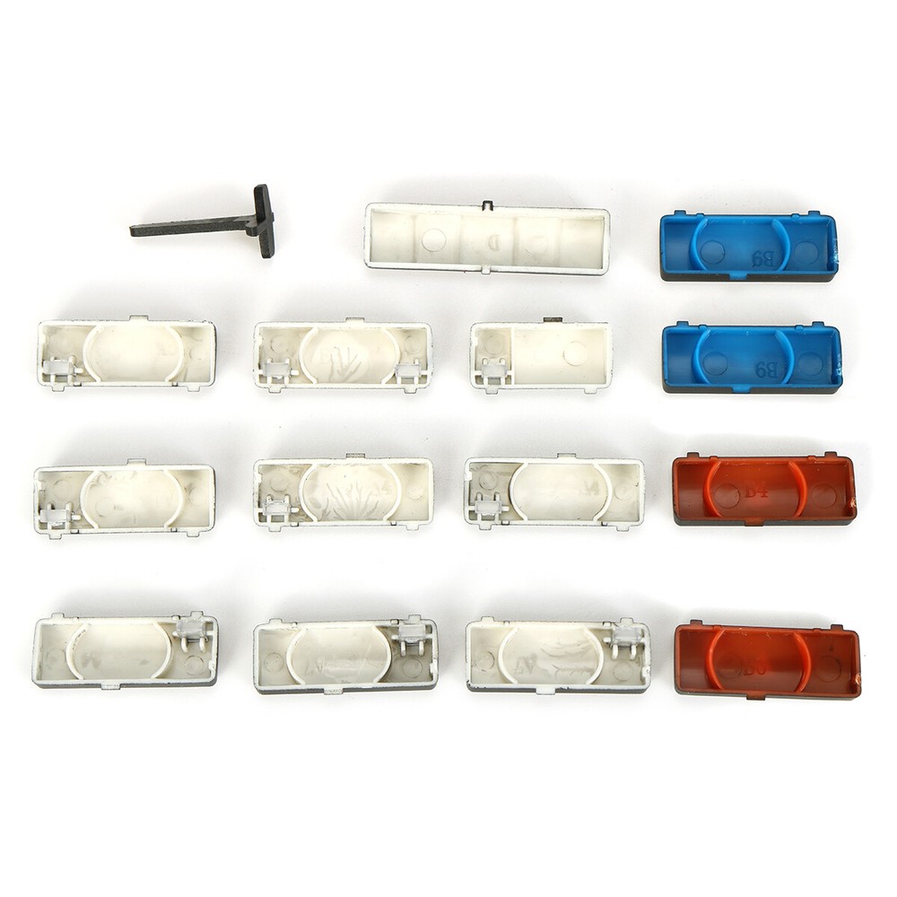 For BMW E39 E53 X5 Replacement Push Button Caps Climate Control Panel Set