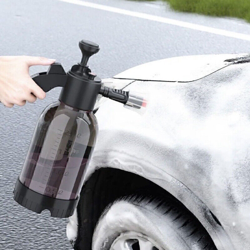 2L Car Wash Foam Sprayer Hand Held Pump Wash Spray Bottle Snow Foam Detailing
