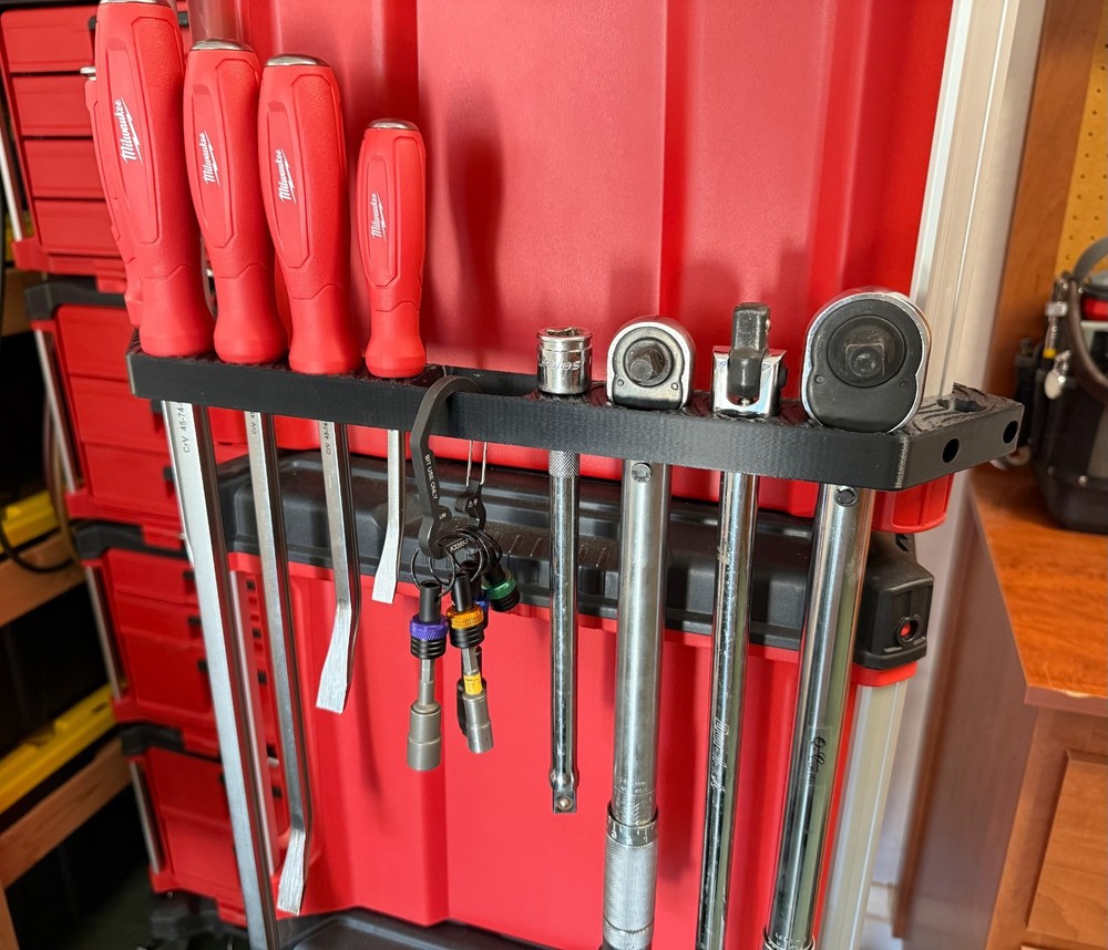 Milwaukee Packout Large XL Side Rail Bracket 1/2” Drive Tool Accessory Holder