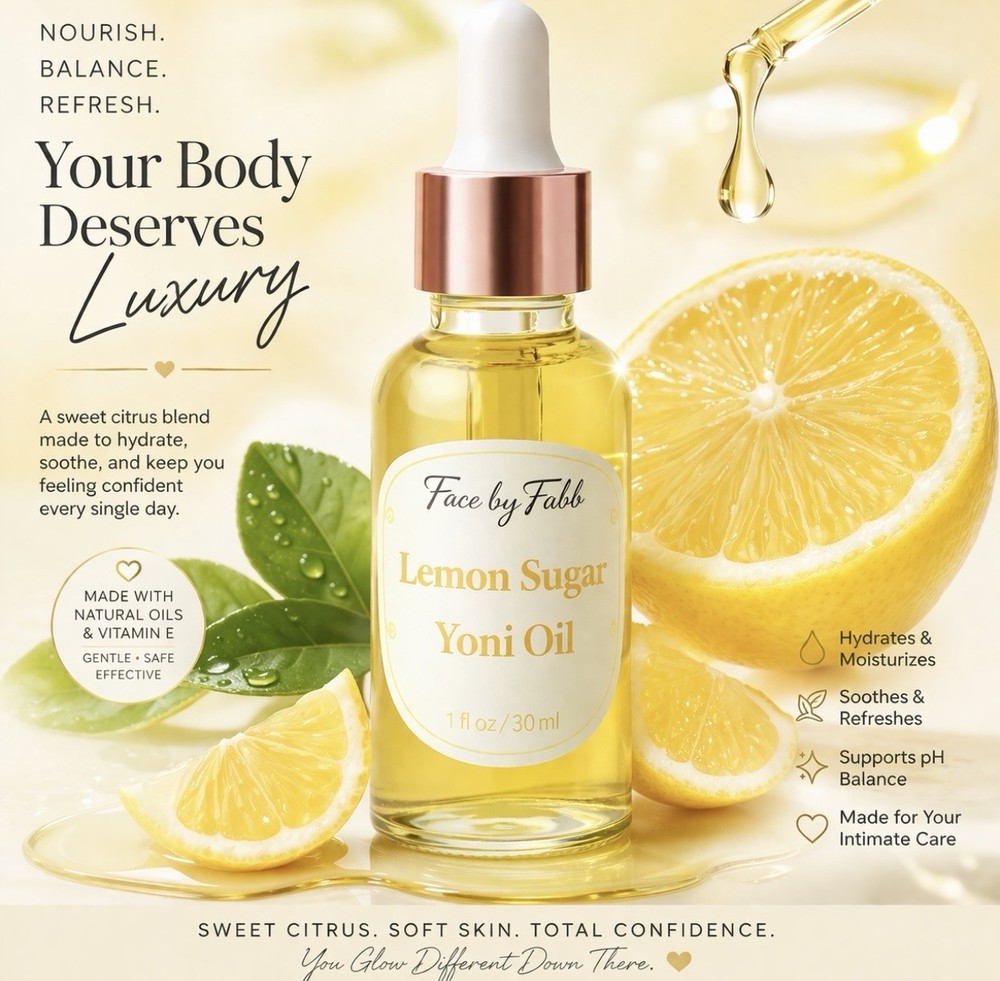 Fabb Lemon Sugar Yoni Oil🪽-