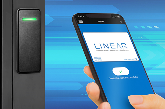 Linear BT125-W Touchless Bluetooth Prox Reader Indoor Outdoor 825-11257