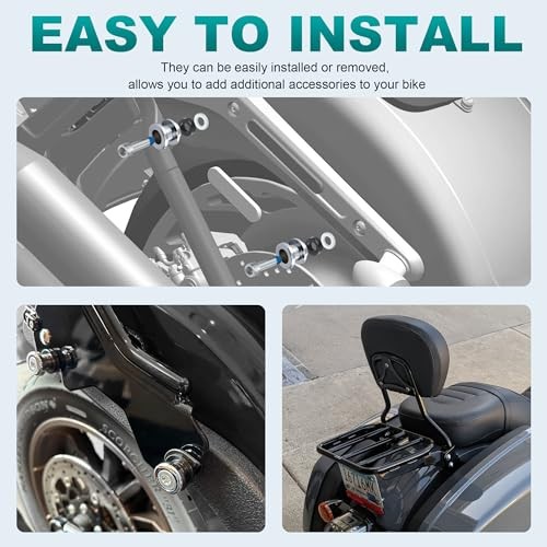 Hold Fast Sissy Bar Docking Hardware Kit for Harley 2018-later Softail Chrome
