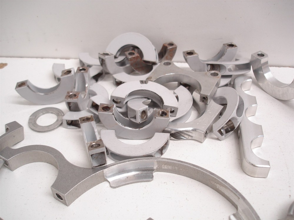 BULK 138pcs BILLET ASSORTED FIREBOTTLE / HARD LINE MOUNTING BRACKETS CLAMPS