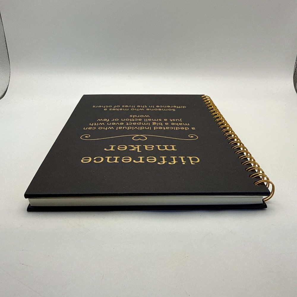 Difference Maker Spiral Bound Notebook/Journal/Drawing