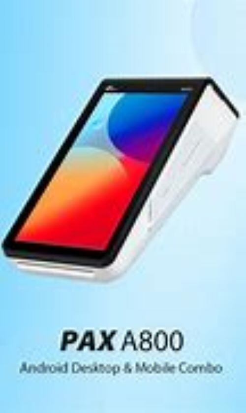 PAX A800  terminal + Merchant Account