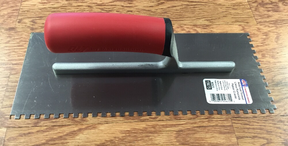 Marshalltown Tile Flooring Trowel For Schluter Ditra