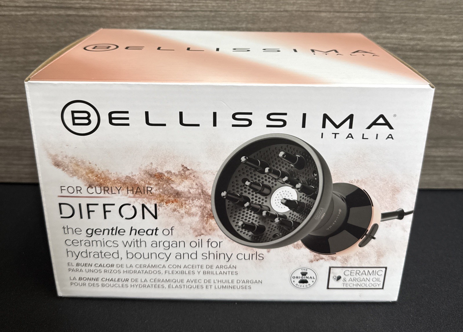 Bellissima Italia Diffon Lightweight Curly Hair Dryer Diffuser Model DF1/G5604