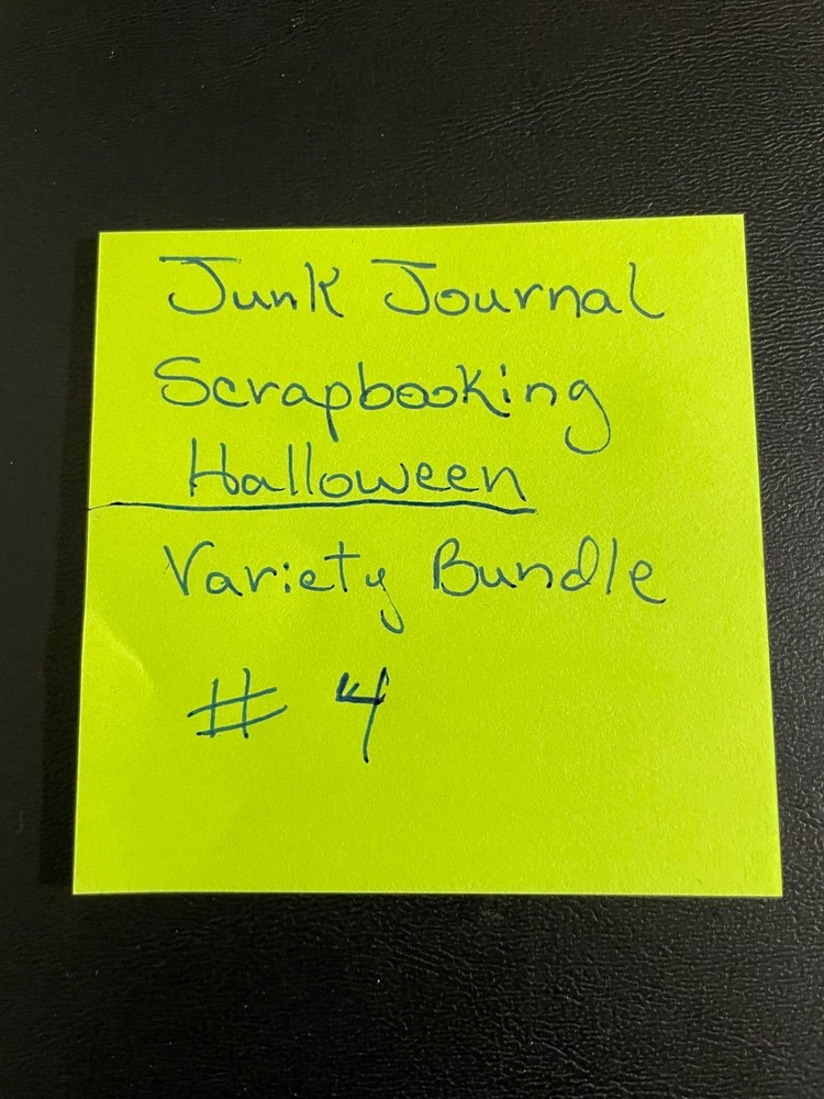 Junk Journal/Scrapbooking Halloween Variety Bundle