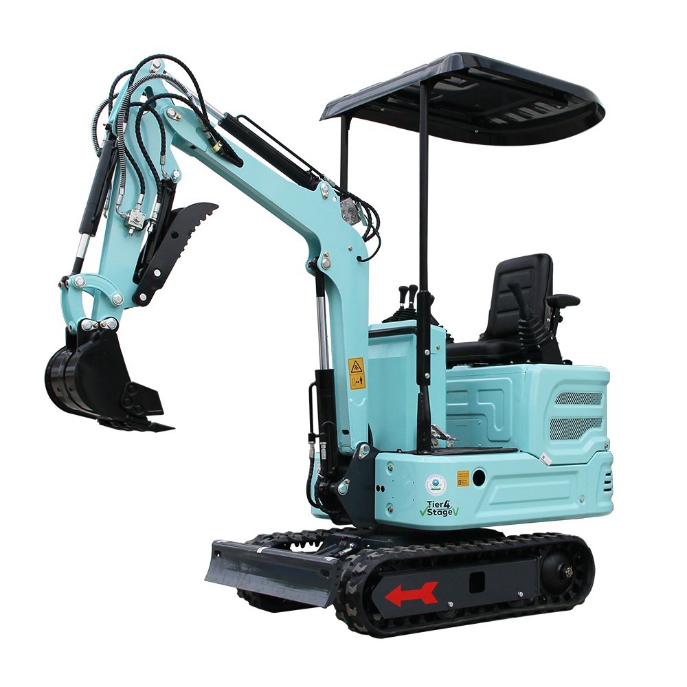 1.4 Ton Mini Excavator Pilot Control System Kubota Diesel Engine Crawler Digger