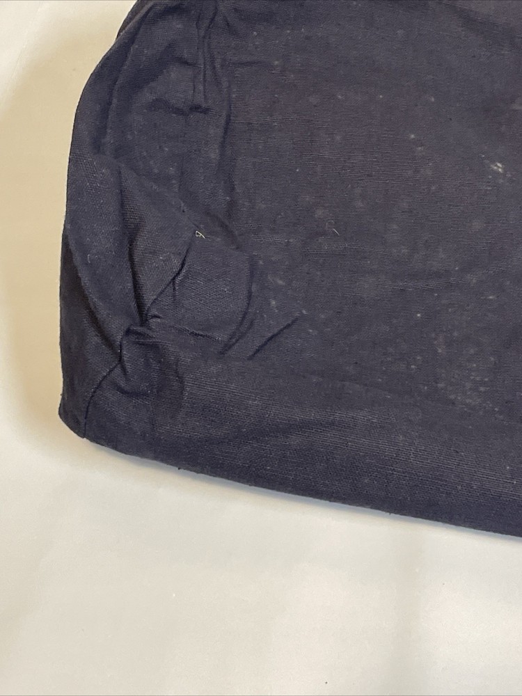 WW2 US Navy Blue Denim Barracks Laundry Drawstring Bag Sack USN 1940’s