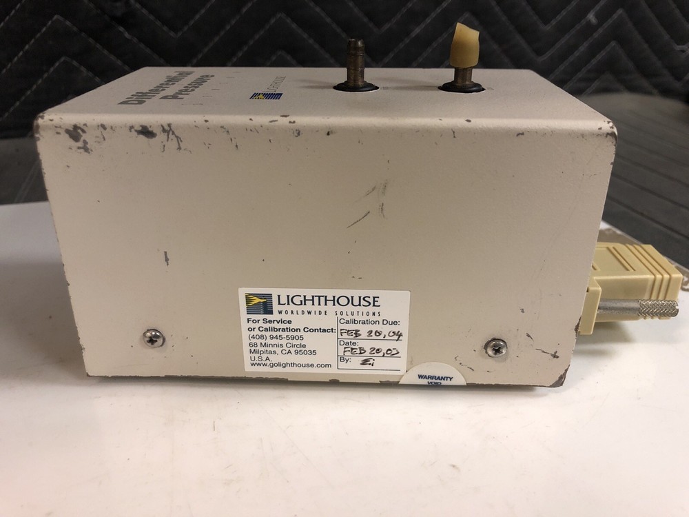 Lighthouse Remote Particle Counter, Temp & Relative Humidity + Diff Pressure