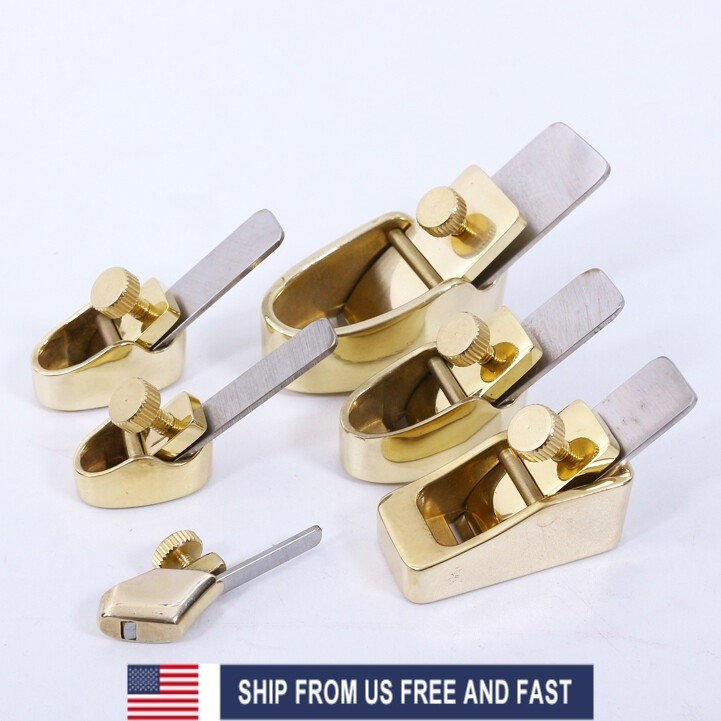 6pcs luthier tools convex bottom Brass Planes tool violin Special tools