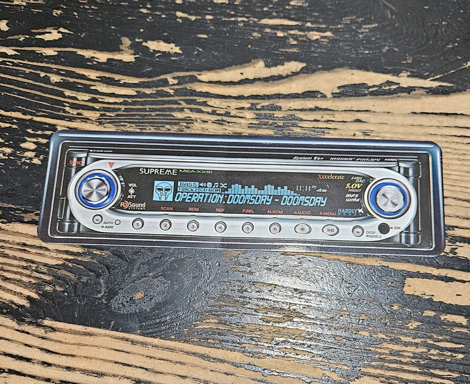 Supreme Receiver Doomsday MF DOOM Sticker SS25 + FREE SURPRISE