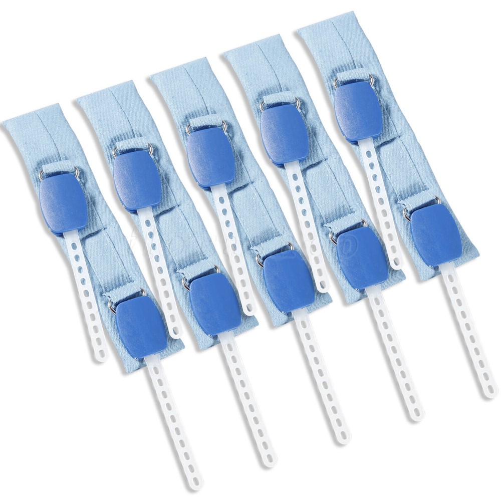 5 X Dent Neck Safety Strap Orthodontic High Pull Strap Headgear Blue