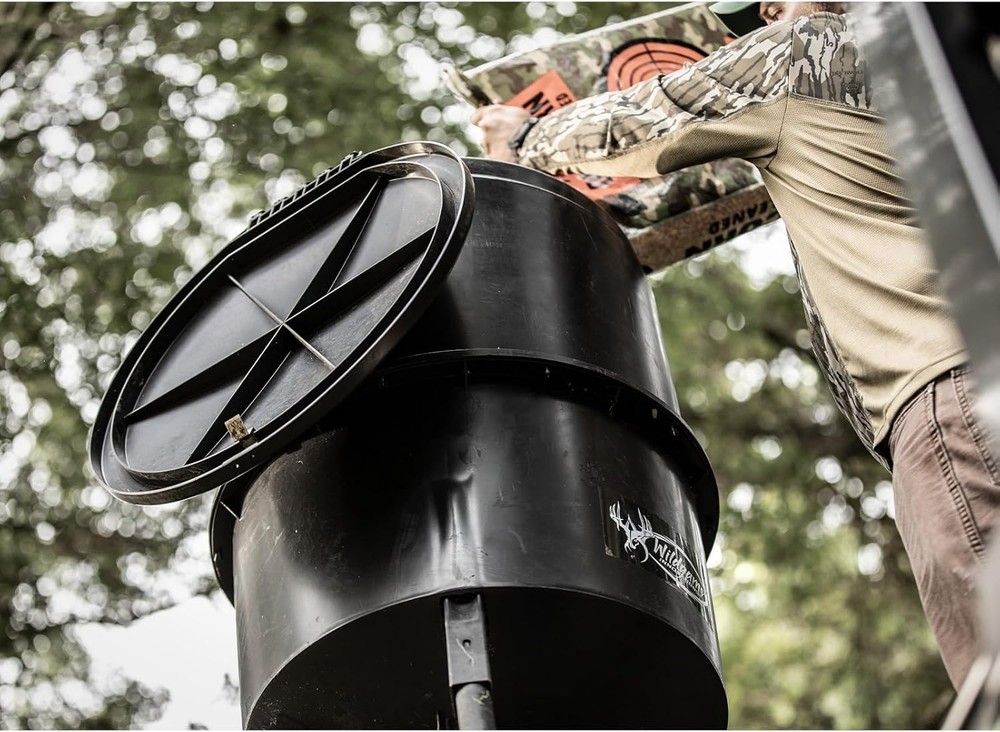 Quick-Set 270 lb Game Feeder with Digital Timer | Durable Tripod Corn/Pellet ...