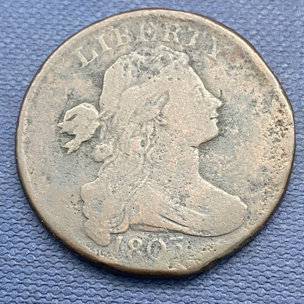 1803 Draped Bust Large Cent 1c Better Grade Damaged  #45064