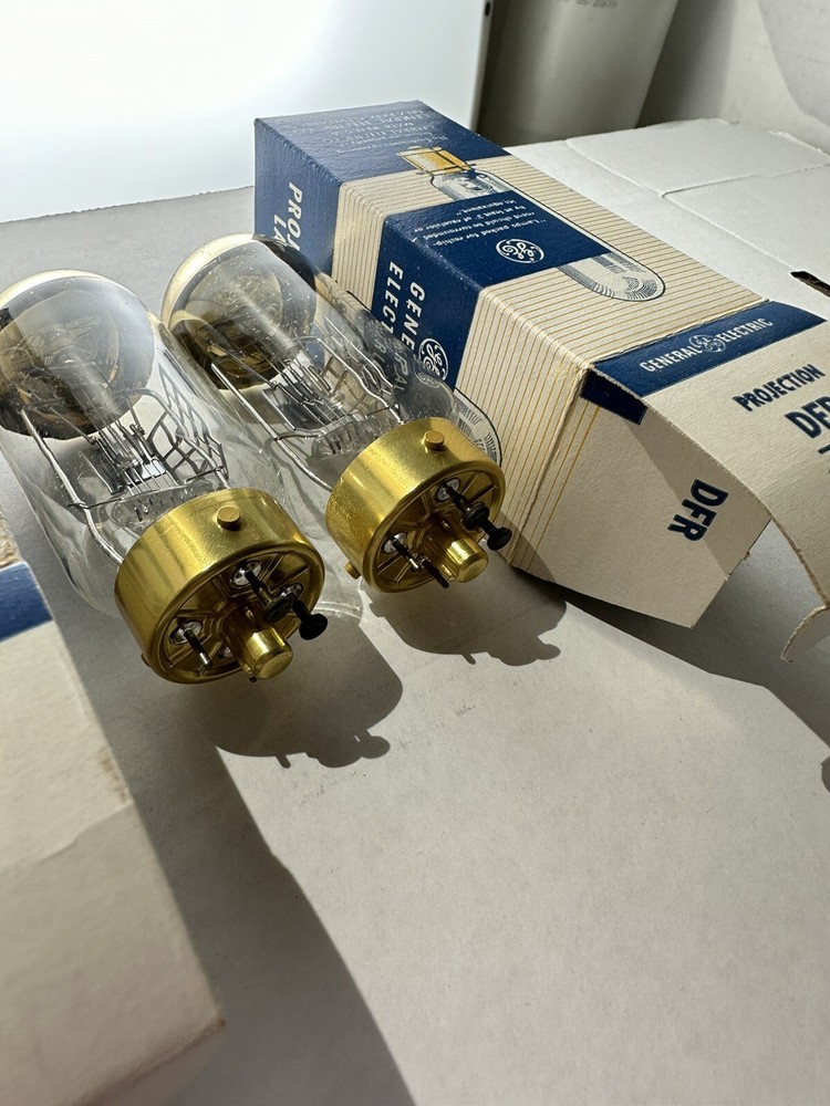 DFR "2-pack" projector lamp projection light bulb 120v 500w, G.E. brand