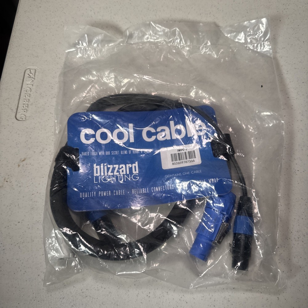 Stage Lighting 3’ patch cable kit by Blizzard